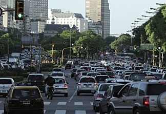 Obelisco e Avenida 9 de Julho em Buenos Aires