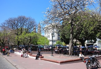 Plaza Dorrego em Buenos Aires