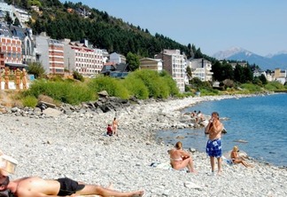Praia do Centro em Bariloche