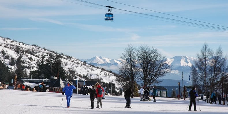 Esquiar em Bariloche na lua de mel 