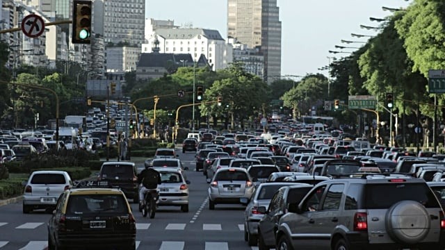 Avenida 9 de Julho em Buenos Aires