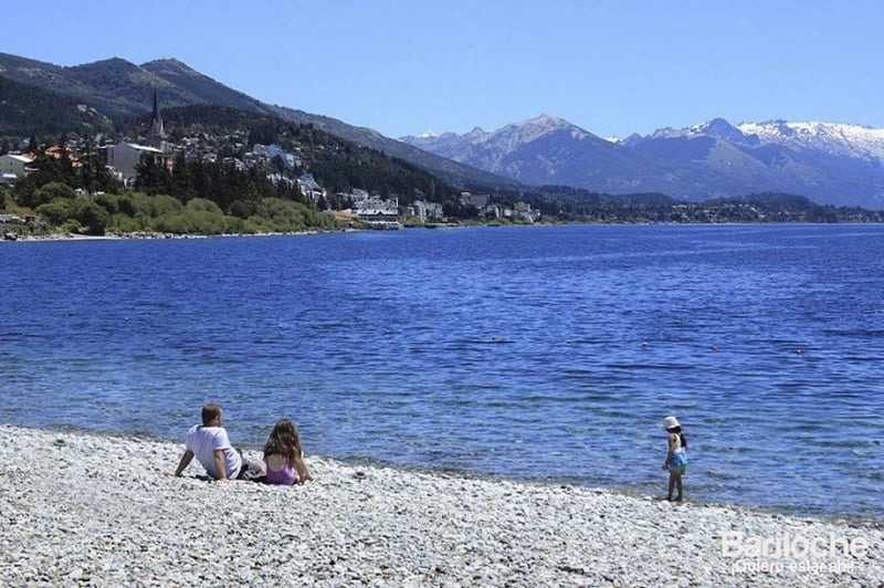 Praias em Bariloche com crianças