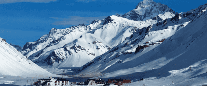  Estação de esqui Penitentes na Argentina