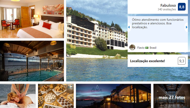 Hotel de luxo Alma del Lago Suites & Spa em Bariloche