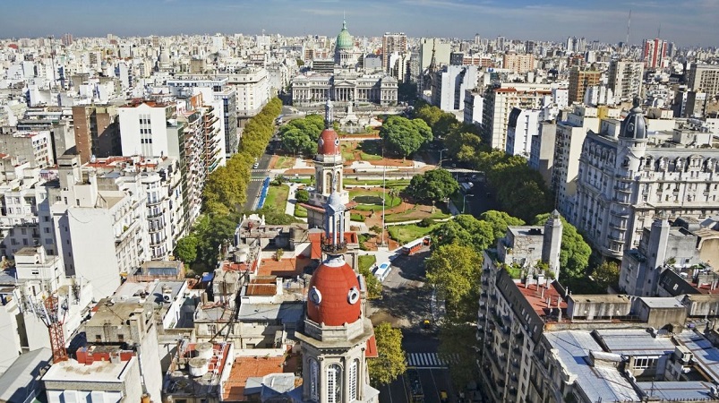 Vista panorâmica de Buenos Aires
