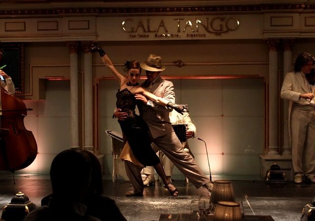 Espetáculo de tango no Gala Tango