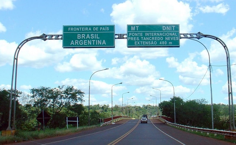 Entrada na Argentina de carro