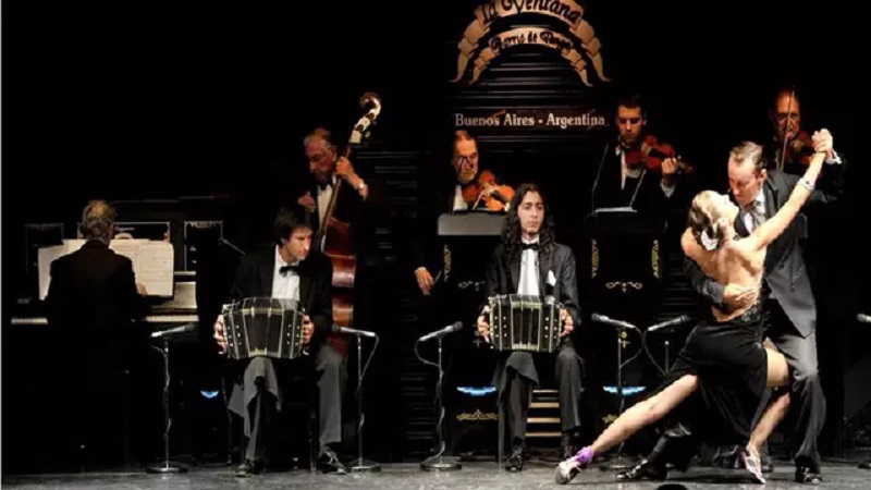 Espetáculo de tango em La Ventana